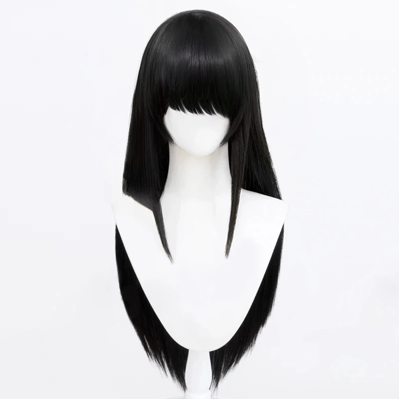 Anime Sakamoto Days Osaragi Cosplay Wig Black Long Straight Synthetic Hair Assassin Taro Sakamoto Halloween Party for Women