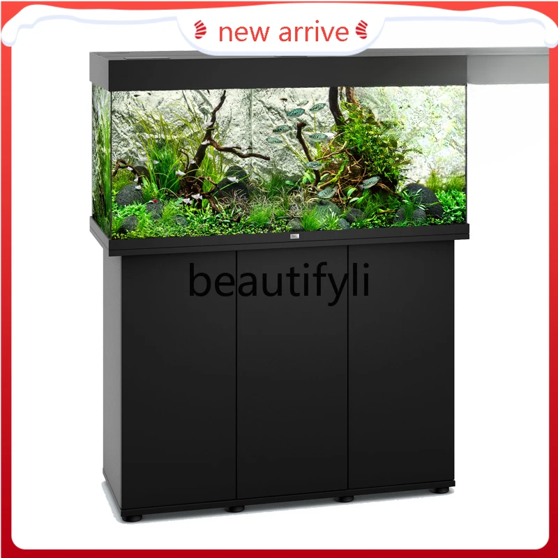 

AAquatic plant tank Sanhu tank 1 meter silent desktop floor Rio180 living room glass fish tank H