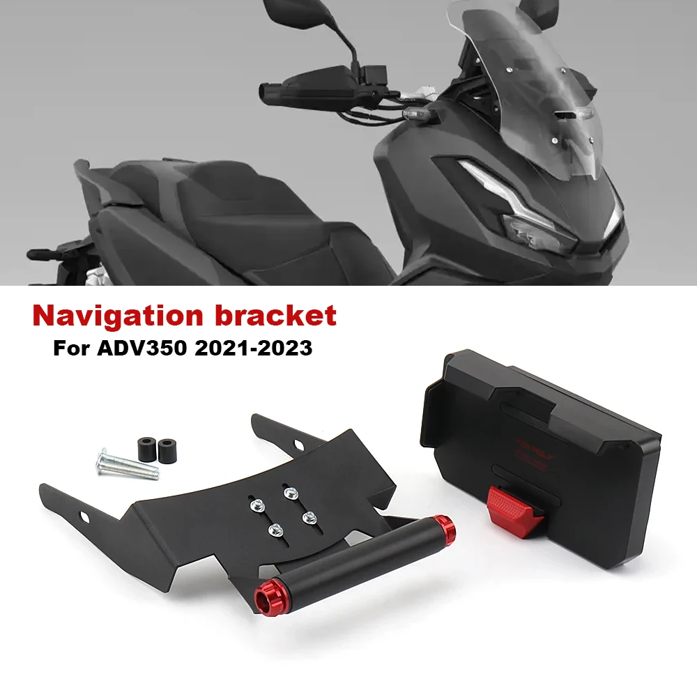 

For Honda ADV 350 Adv350 2021-2023 New Motorcycle Accessories GPS Phone Navigation Plate Bracket holder Mounting kit