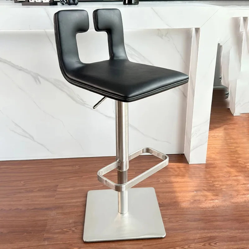 # Chaise de bar nordique moderne, minimaliste, tendance, hauteur réglable, chaise de bar de beauté, design ergonomique, meubles de salon