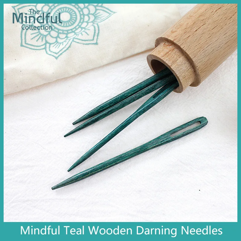 Knitters Pride Mindful Collection The Teal Wooden Daring Needles