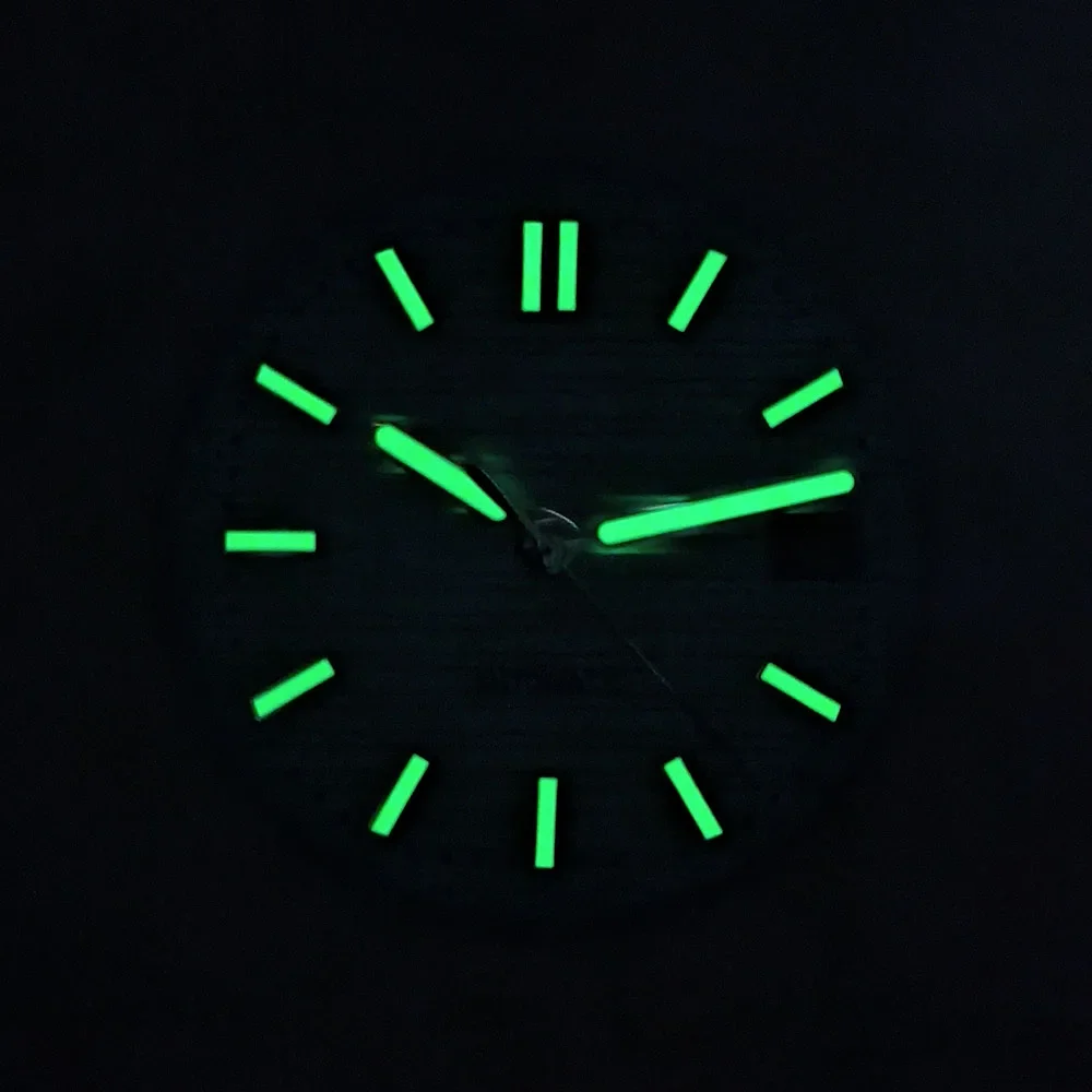 Quadrante NH35 da 30.5mm quadrante luminoso verde S quadrante per Nautilus NH35 movimento meccanico accessori per orologi strumenti di riparazione