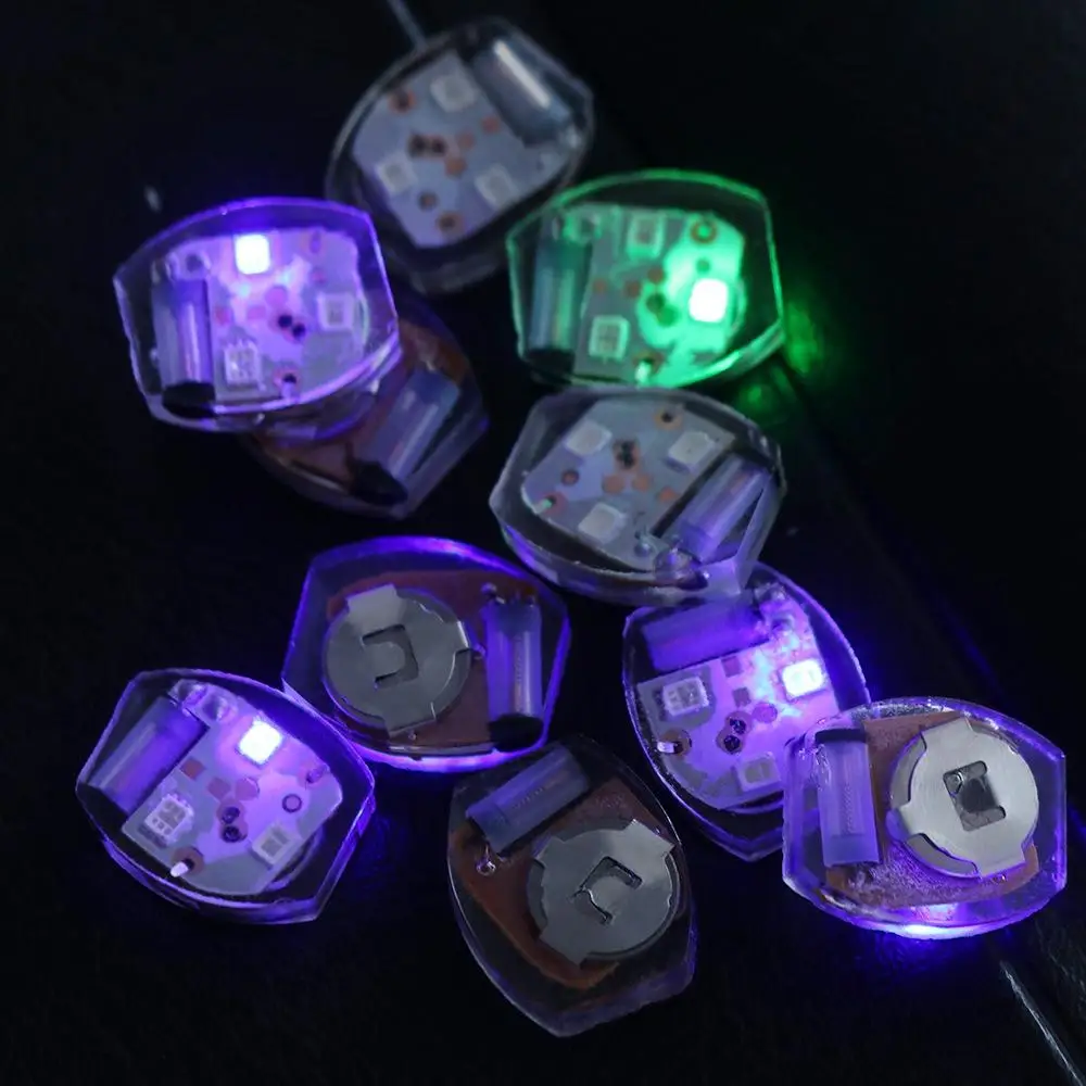 

10Pcs Sandal Accessories Plastic LED Shoe Light Luminous Miniature Vibrating Light Glowing Movement Electronics Lamp Woman Men
