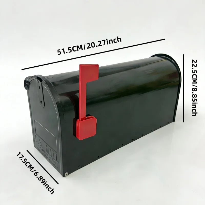 American Style Country Villa Mailbox Outdoor Rain-proof Rural Newspaper Box