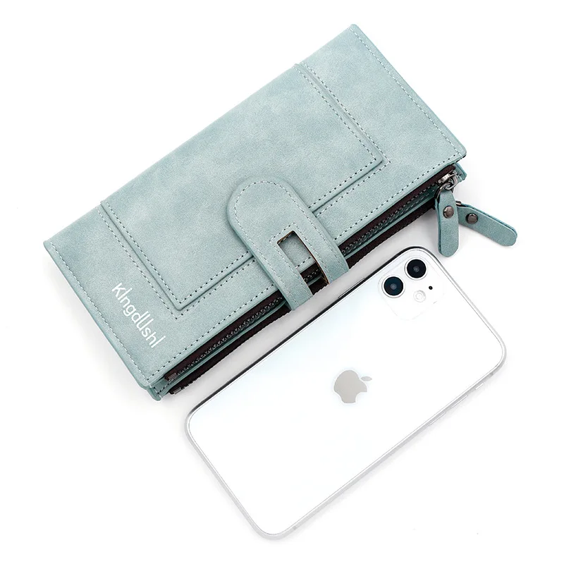Women's Long Wallet European and American Fashion Casual Versatile Multi Card Holder Hand-Held Coin Purse