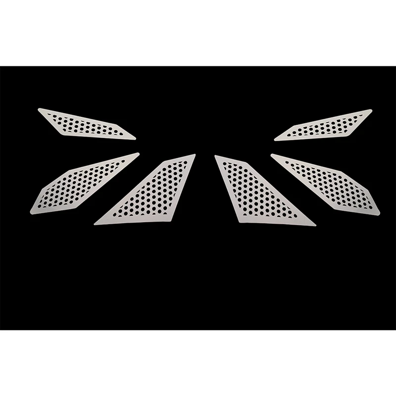 Air Intake / Clutch Vent Grill Bezel Cover Trim Stainless Steel For Polaris RZR PRO XP Ultimate 2021 2022 Accessories