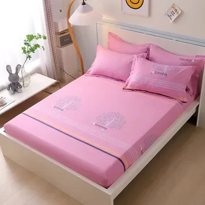 Anime Cute Star Kids Baby Cotton Fitted Sheet with Elastic Band Bed Sheets Linen Bedspread Mattress Cover Bed 0.9m 1.2m 1.5m