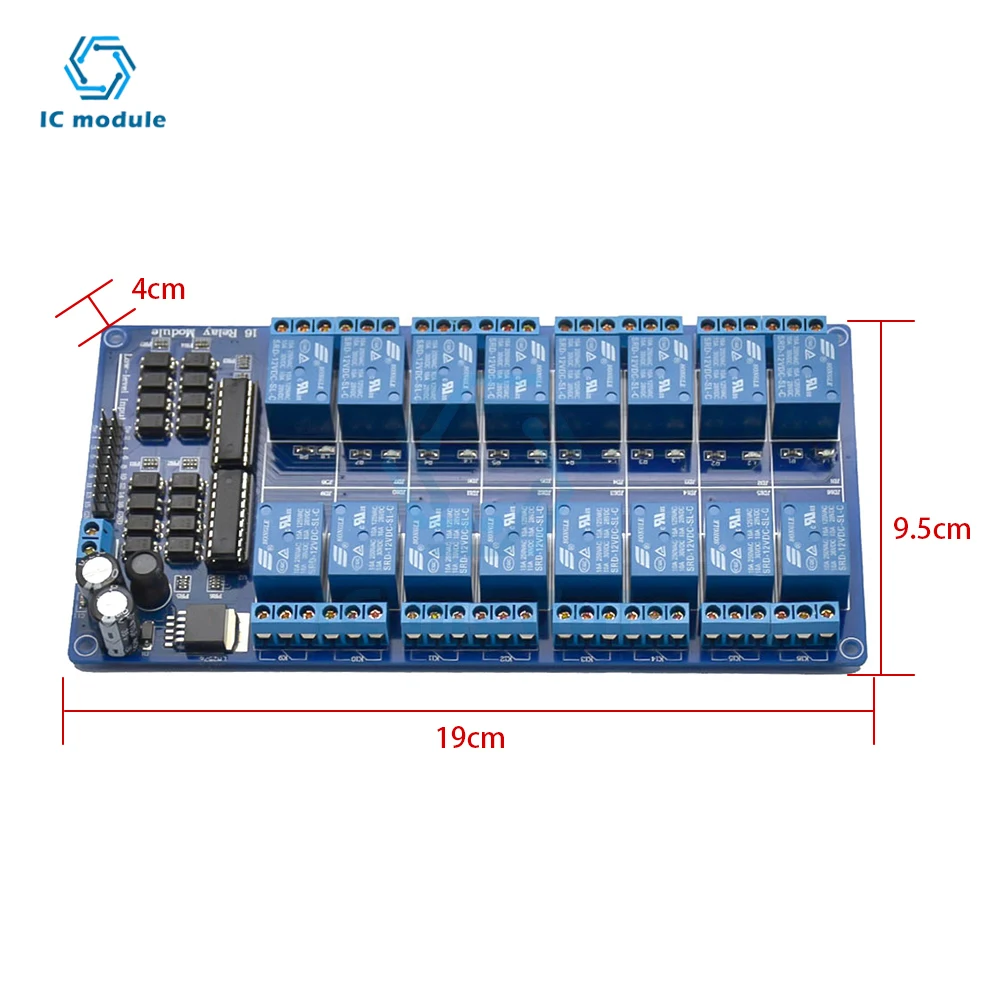 Ethernet Control Module Lan Wan Network Web Server RJ45 Port 16 Channel Relay Is Ethernet Controller Board RJ45 Interface