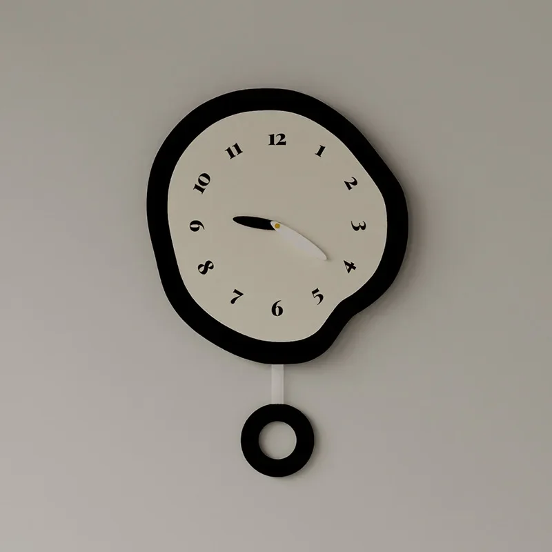 Simplicity Wall Clock Decorative Clock Celebrity Clock Wall Clock Restaurant Ins Bedroom Super Silent Clock Living Room Decor