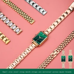 For Little Green Watch with Steel Band Mesh Strap Female Rola Rossini for DW Julishi 8mm 10mm 12mm 14mm 16mm Women's bracelet