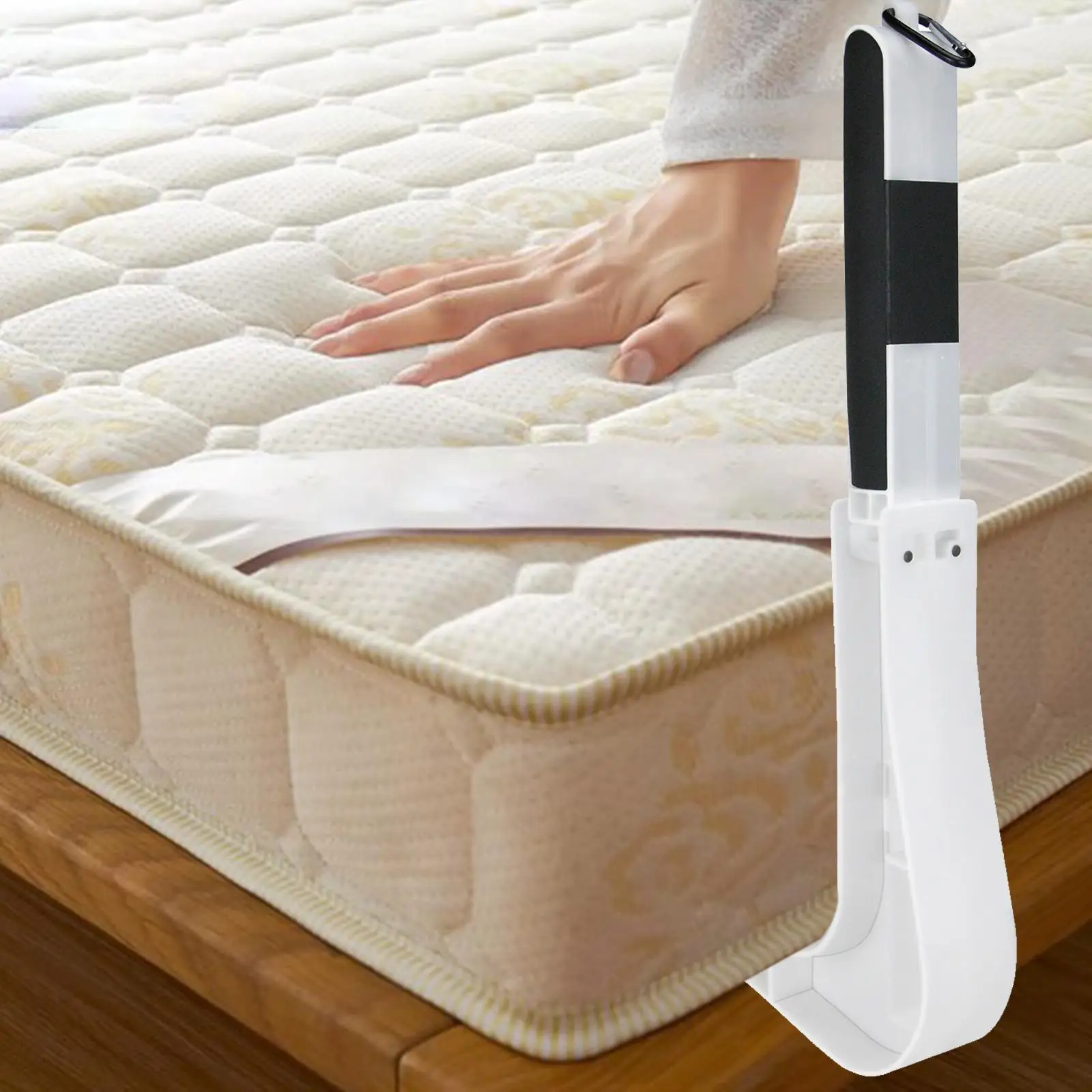 

Mattress Lifting Bed Maker Tool Labor Saving Bedsheet Change Helper Durable Handy Tool for Changing Sheets Bedroom Dorm