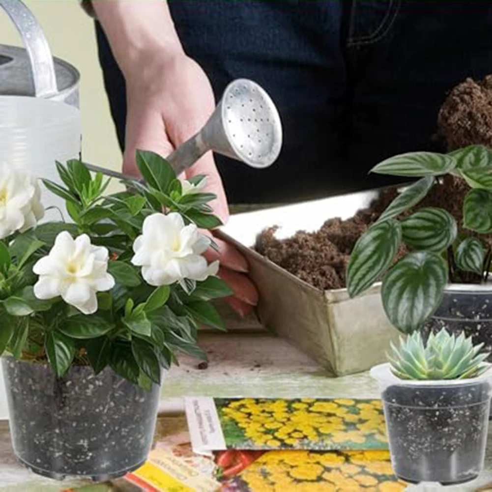 

Plastic Containers Clear Plant Pots Drainage Holes Transparent Design Flexible Plastic Versatile Planting Pots Set