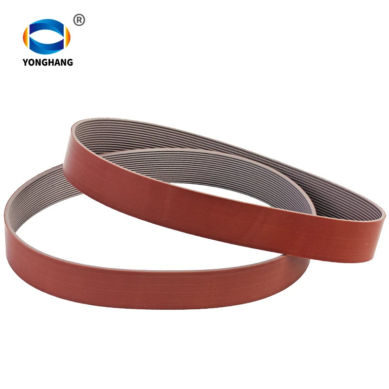 Industrial PU Poly V Belts OEM 16mm Width Multi Wedge for Baking Oven & Kitchen Slicer