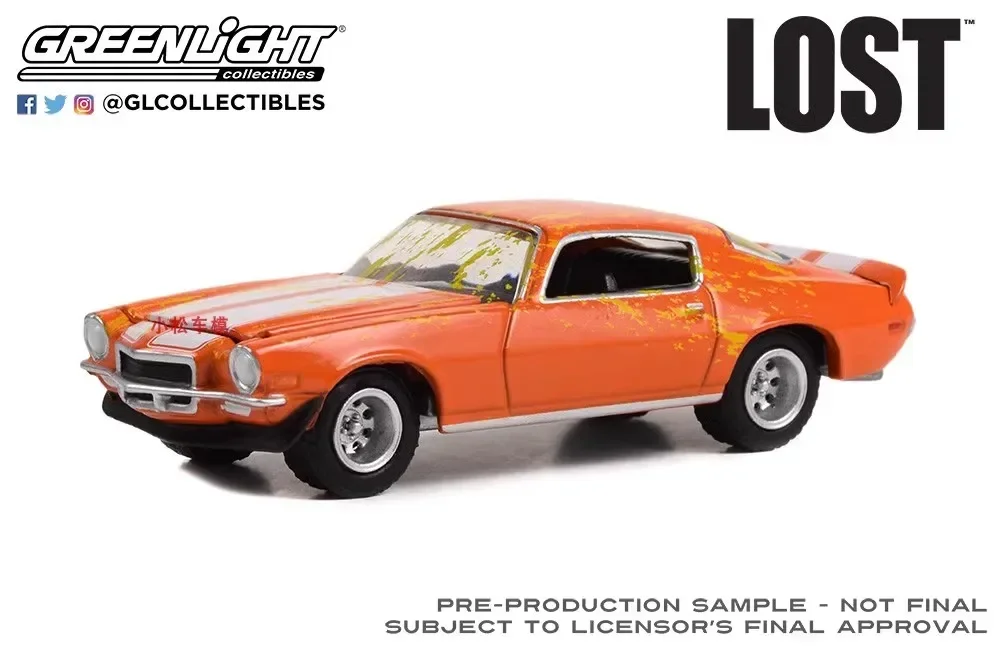 1:64 1971 Chevrolet Camaro Z28 pressofuso in lega di metallo modello di auto giocattoli per la collezione regalo