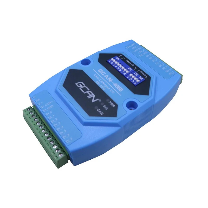 

CAN / CANopen Interface 8 DI/DO GCAN-4056 Digital Input and Output Module with DI DO CANopen Interface Using Terminal Interface