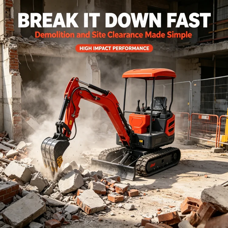 

SDLOT Mini Excavator 1 Ton 2 Ton 3 Ton Kubota Engine CE EURO5 EPA Free Shipping New for Farm