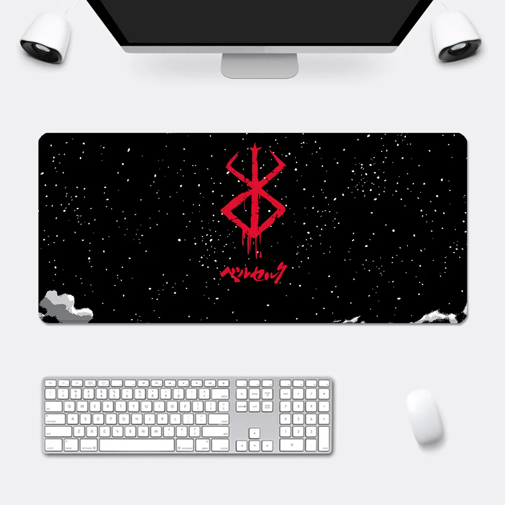 Anime Berserks Mousepad HD Printing Computer Gamers Locking Edge Non-slip Mouse Pad XXL90x40cm Keyboard PC Desk Pad
