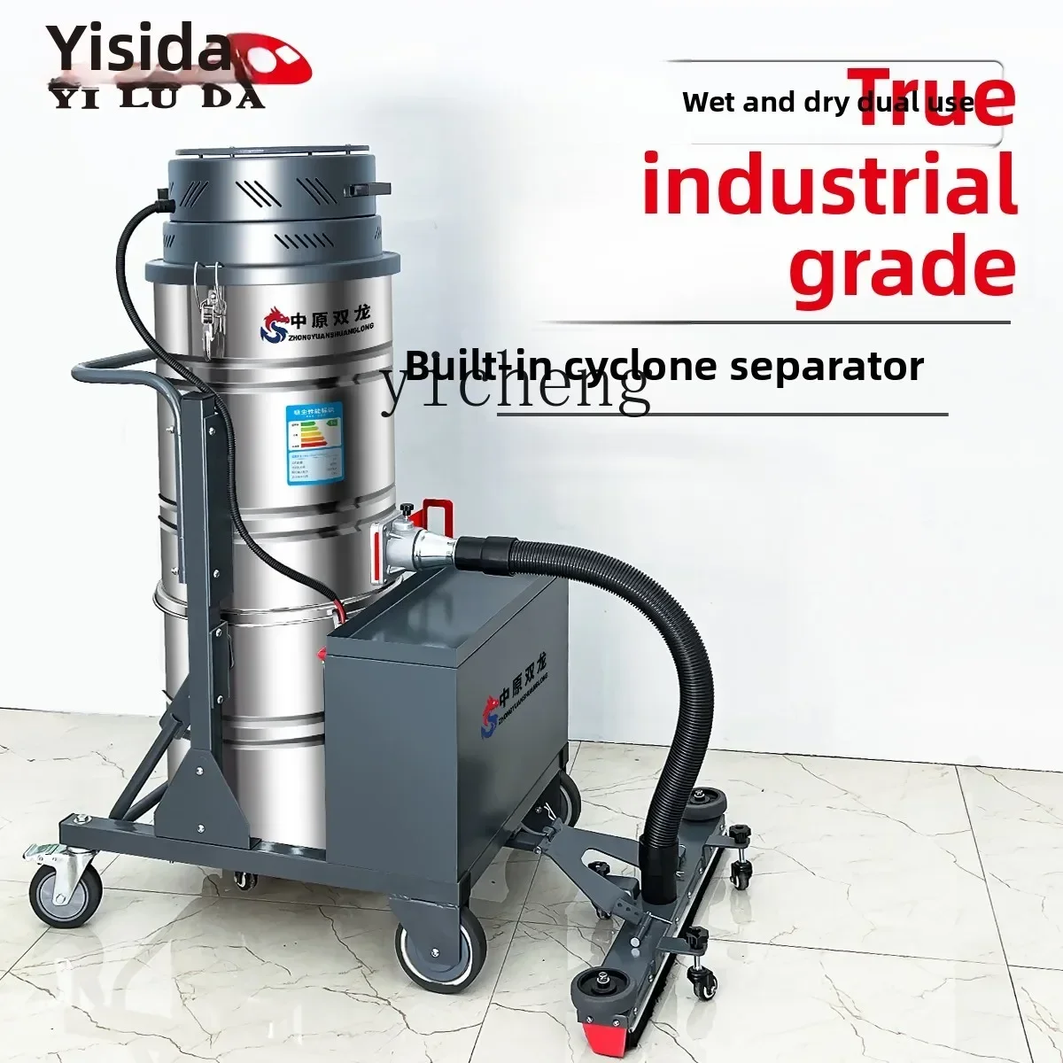 AB  Industrial Vacuum Cleaner Factory Workshop Dust Large Suction High Power Vacuum Cleaner Dry and Wet Lithium Battery