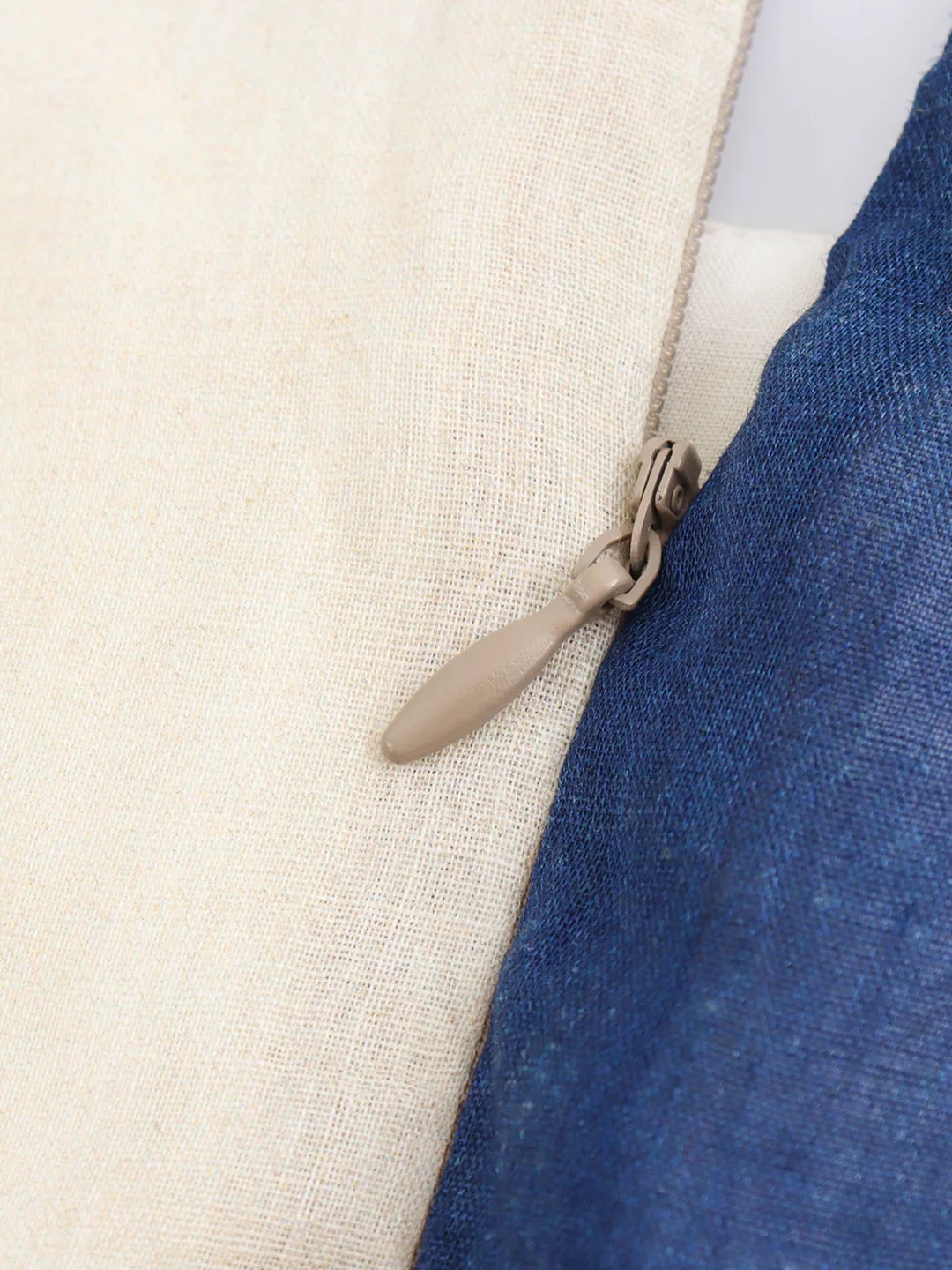 Bloco de cores feminino estampado Vestidos longos, cintura recortada, vestido elegante e chique reunido, gola redonda, fenda sem mangas, férias, verão