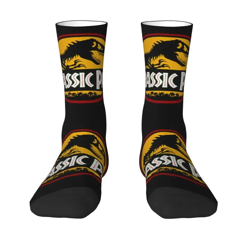 

Jurassic Park Ancient Animal Dress Socks for Men Women Warm Fashion Novelty Giant Dinsaur Crew Socks