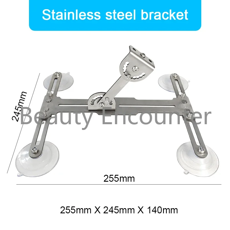 Foldable Bracket For Telescopic Linear Actuator Aluminum Alloy/Stainless Steel Stand with Suction Cup Adjustable Angle Portable