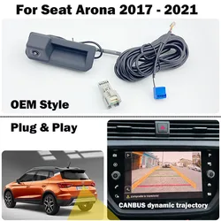 Car Reversing Rear View Camera for Seat Arona 2017 2018 2019 2020 2021 MIB2 Unit  OEM style accessories Plug & Play