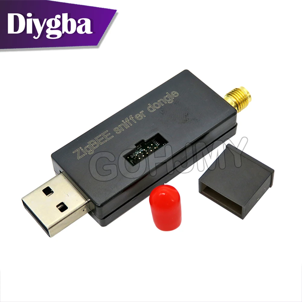 Wireless Zigbee CC2531 2540 Sniffer Bare Board Packet Protocol Analyzer USB Interface Dongle Capture Packet Module +8DBI Antenna