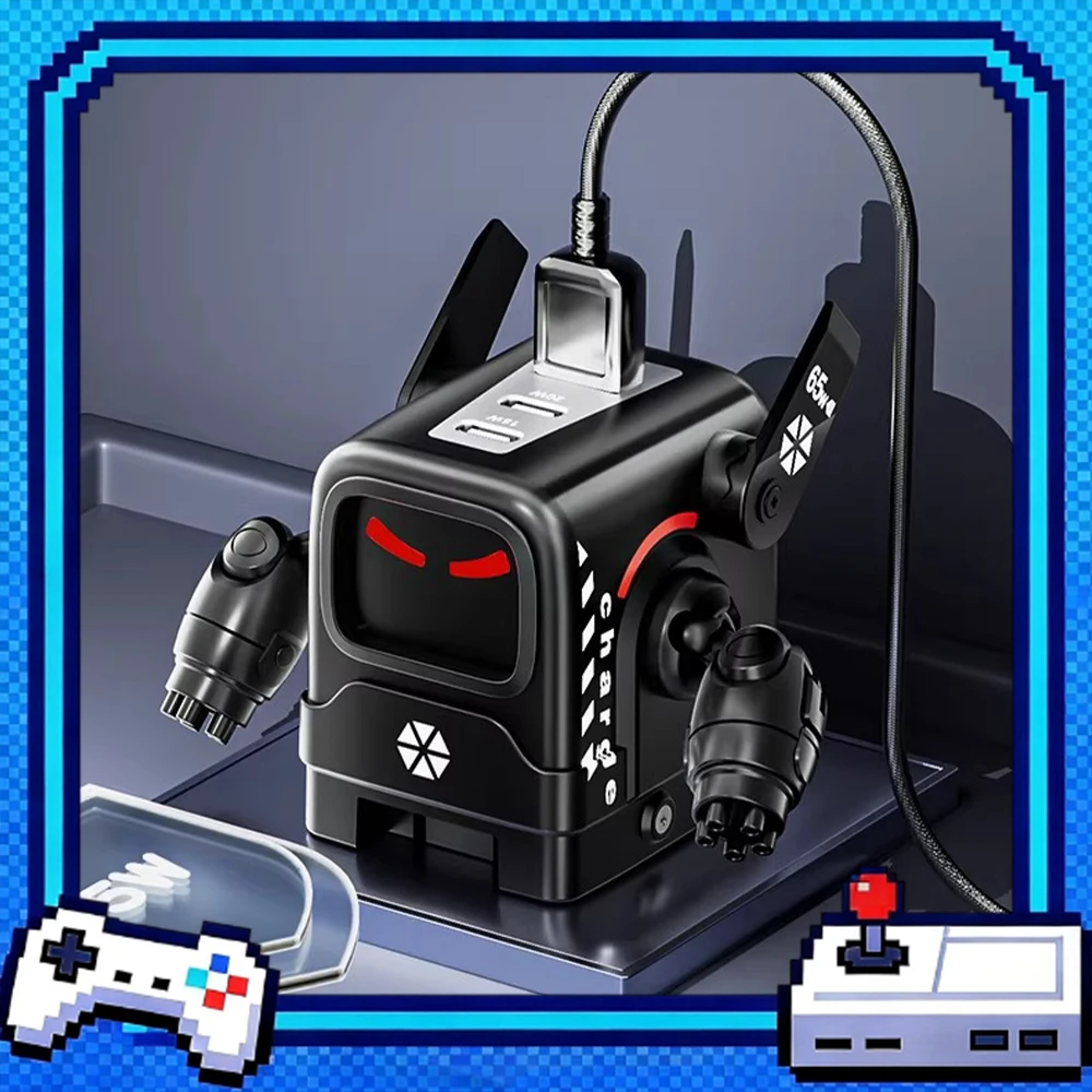 gecko-ramble-steel-soldier-65w-gan-gallium-nitride-charger-type-c-fast-charger-temperature-control-for-iphone-portable-tablet