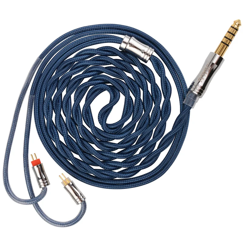 NICEHCK JIALAI JLY2 Earphone Cable PP Yarn Silver Plated OCC Upgrade Wire 3.5/2.5/4.4mm MMCX/ QDC/0.78mm 2Pin For KXXS ST-10s