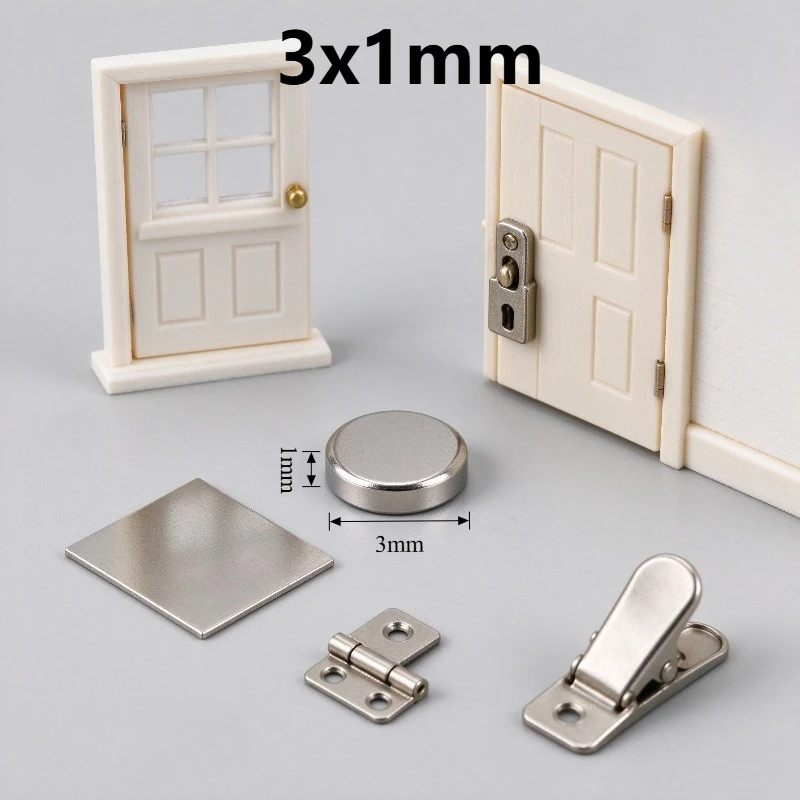 Tiny Small N35 Neodymium Round Disc Magnet 3x1mm Rare Earth NdFeB Magnets Fridge Paper Holder DIY Handmade 3*1mm