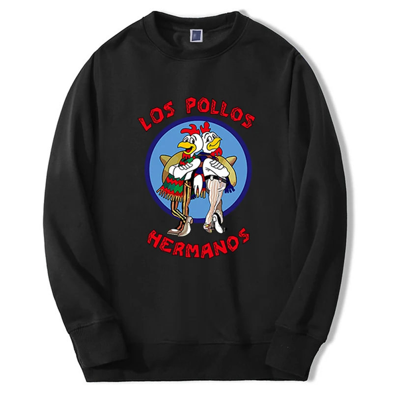 

Breaking Bad Graphic Hoodies For Adult Los Pollos Hermands Men Women TV Show Sweatshirt Harajuku Fleece Round Neck Clothes Hoody