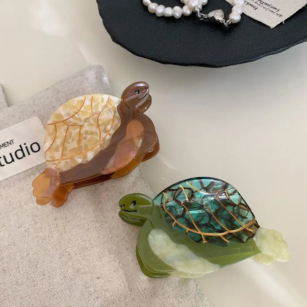 

Acetic Acid Acetate Turtle Hair Claw Sea Creature Ocean Series Animal Hair Clip Hair Accessories Cartoon Big Shark Clip Female
