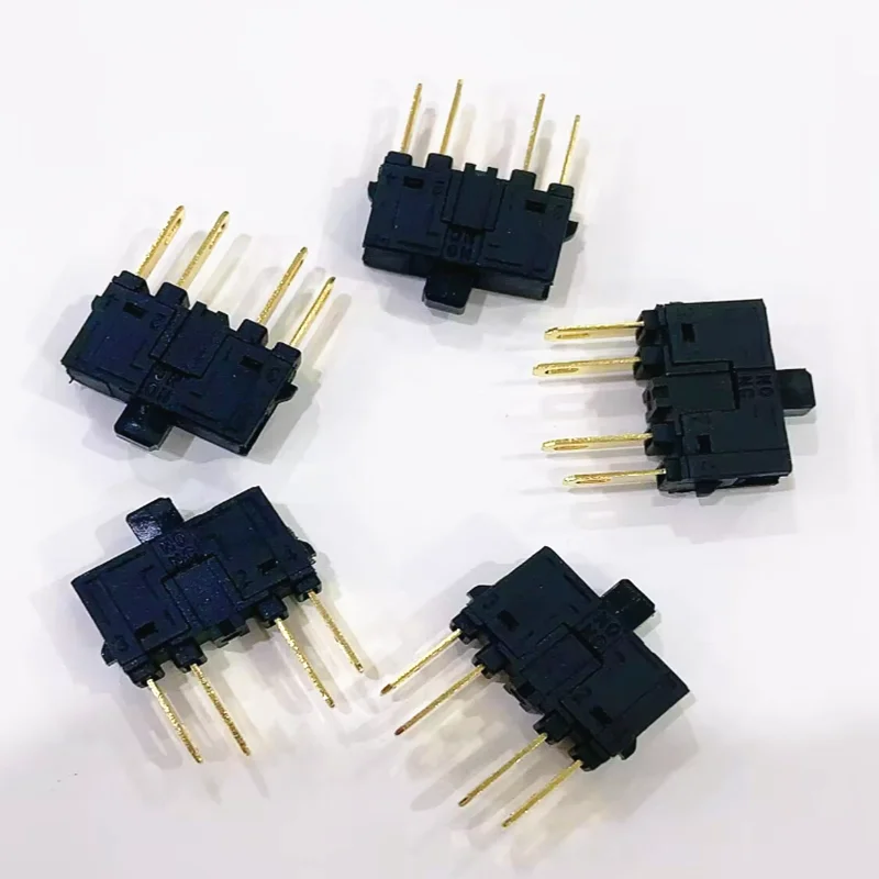 5pcs Split Button Switch Contact Silver Contact One-On-Off Microswitch Switch Lower Seat