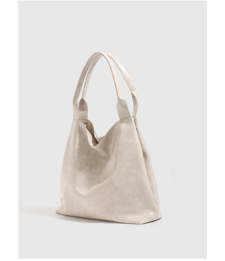 Bianco classico Vintage grande capacità Shopping Tote donna moda 2024 nuove borse di marca di lusso alla moda borsa a tracolla Casuals