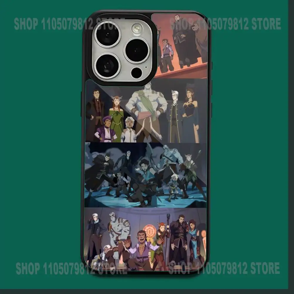 حافظة هاتف كارتونية L-Legend V-Vox Machina لهاتف iPhone17,16,15,14,13,12,11,Plus,Pro,Max,Mini Magesafe شحن لاسلكي مغناطيسي