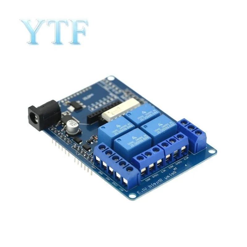 

4 Channel 5V Relay Module Extension Board Relay Shield V1.3 Compatible For Arduino R3 Xbee 315 Smart Electronics Relay DIY