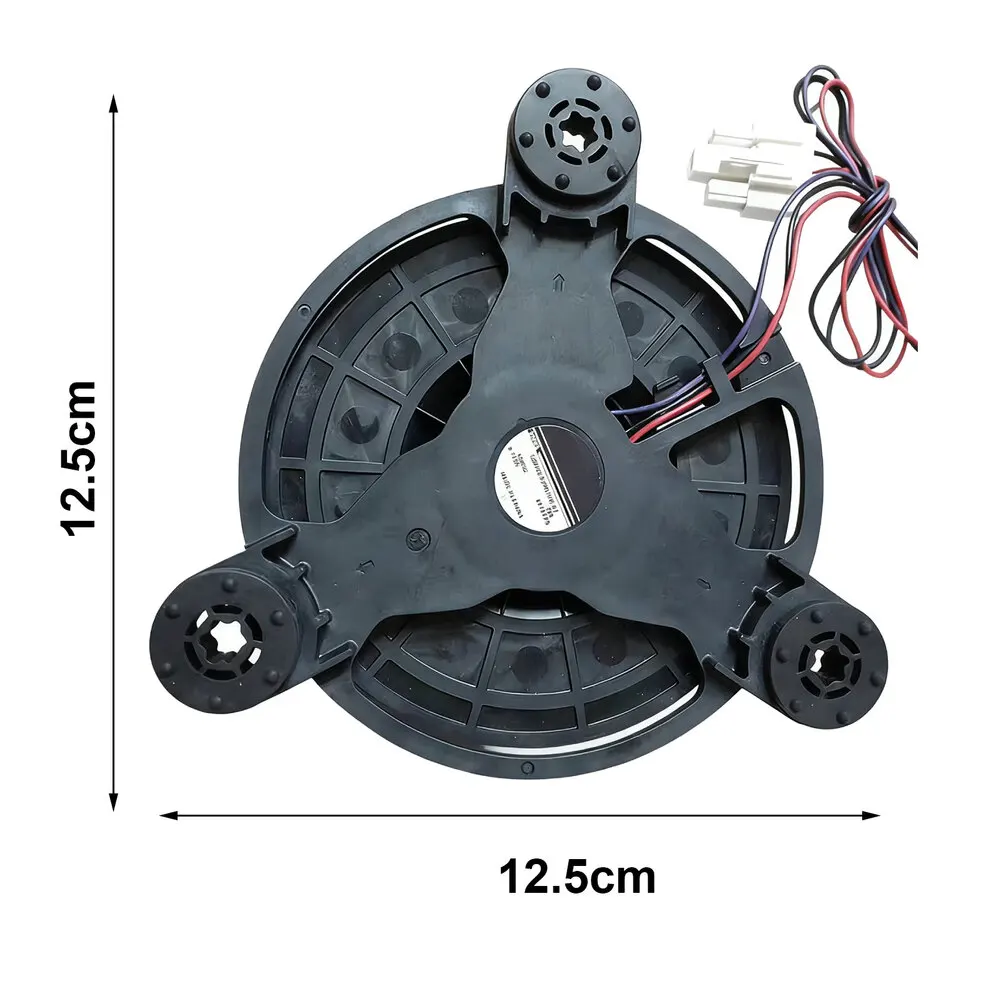 Cooling Fan for Refrigerator GW12E12MS1FB52 12V 0 171A Triple Wire 12 5cm Size ABS Material Enhances Air Circulation