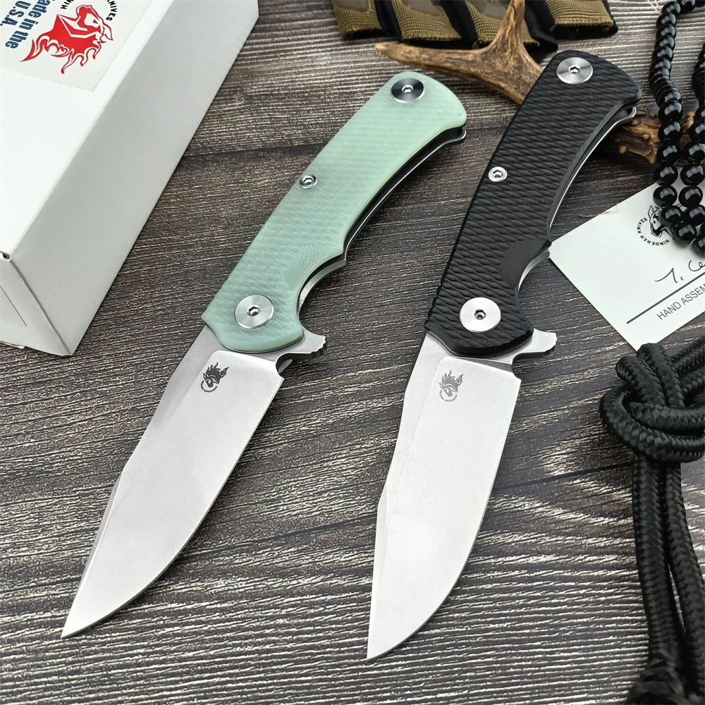 High Quality Rick Hinderer XM18 Folding Knife D2 Blade G10 Handle Outdoor EDC Survival Camping Hiking Hunting Tools