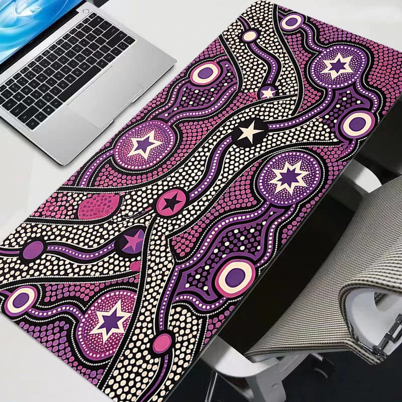 Mouse pad Colorful polka dot art Professional E-sports gamers speed pc Gaming Rubber keyboard notbook desk mat mousepad 800X300