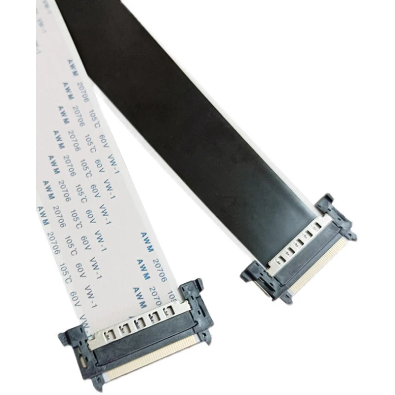 

1PCS 4K FPC Flat Line V-BYONE Screen Line LVDS Connection Logic Board 41/51 Pin Pin Core Reversal for Electronics
