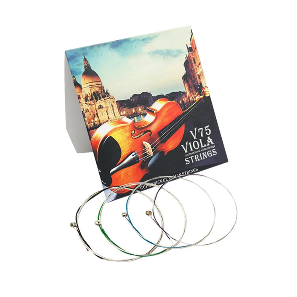 

Violin Strings Viola Accessories Silver Stainless Steel Musical Instrument Parts