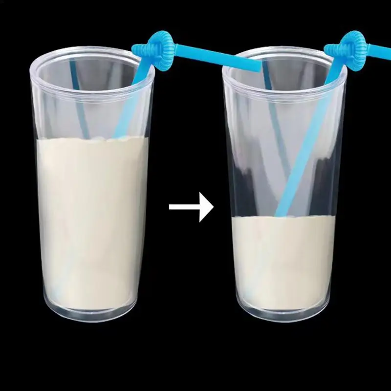 Botellas de leche y jugo que desaparecen, taza de utilería transparente líquida, pequeña y atractiva jarra de leche que desaparece para trucos, Mini jarra de leche