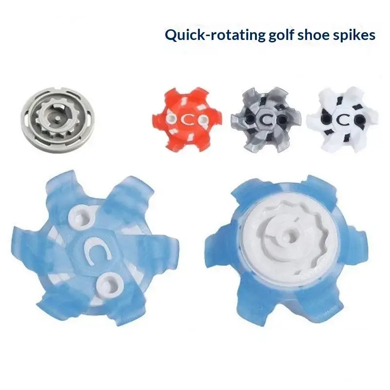 Durable TPU Golf Shoe Spikes 16/18Pcs Set Anti Slip Replacement Cleats for Men Women Outdoor Golf Course Exercise