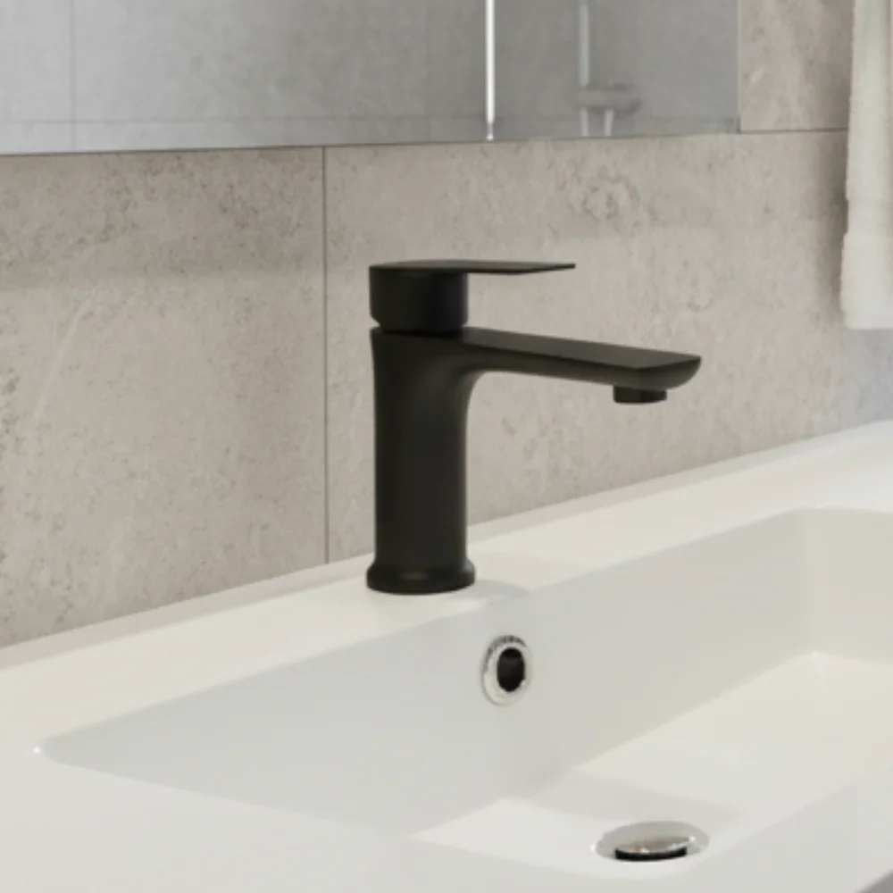 حمام من الفولاذ المقاوم للصدأ صنبور نحى/رمادي بالوعة المطبخ صنبور واحد الباردة مفتاح دوار مرحاض حوض صنبور مكافحة التسرب #4