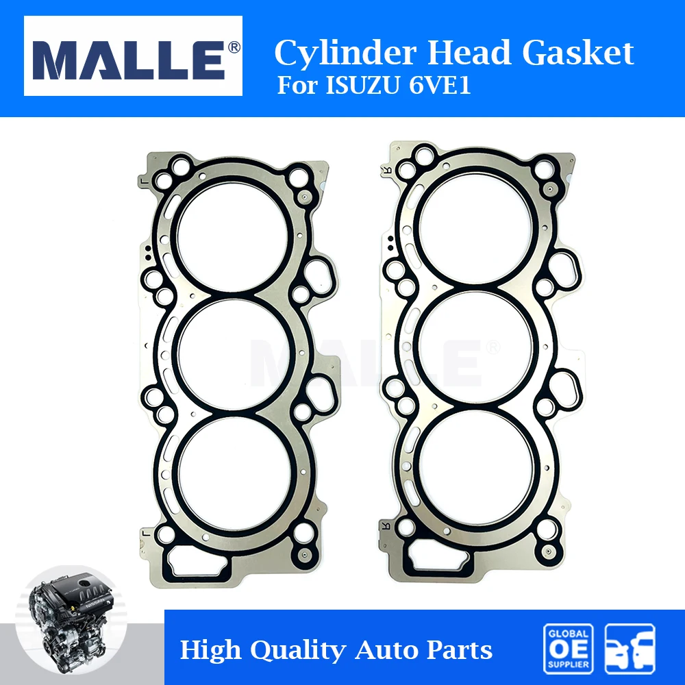 

Engine 6VE1 Cylinder Head Gasket For Isuzu DMAX 6VE1 Gasoline Left Right Gasket Auto Car Accessories 8-97136-259-2 8-97136-259-3