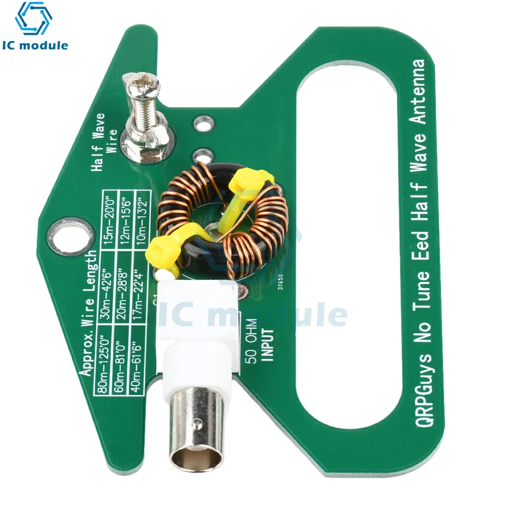 Portable No Tune End Fed Half Wave Antenna Module Single Band 80m-10m End Fed Half Wave Linear Antenna