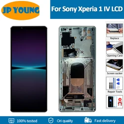 Original AMOLED For Sony Xperia 1 IV LCD Display Touch Screen Digitizer Assembly For Sony x1iiii XQCT62-B, XQCT54  LCD Screen