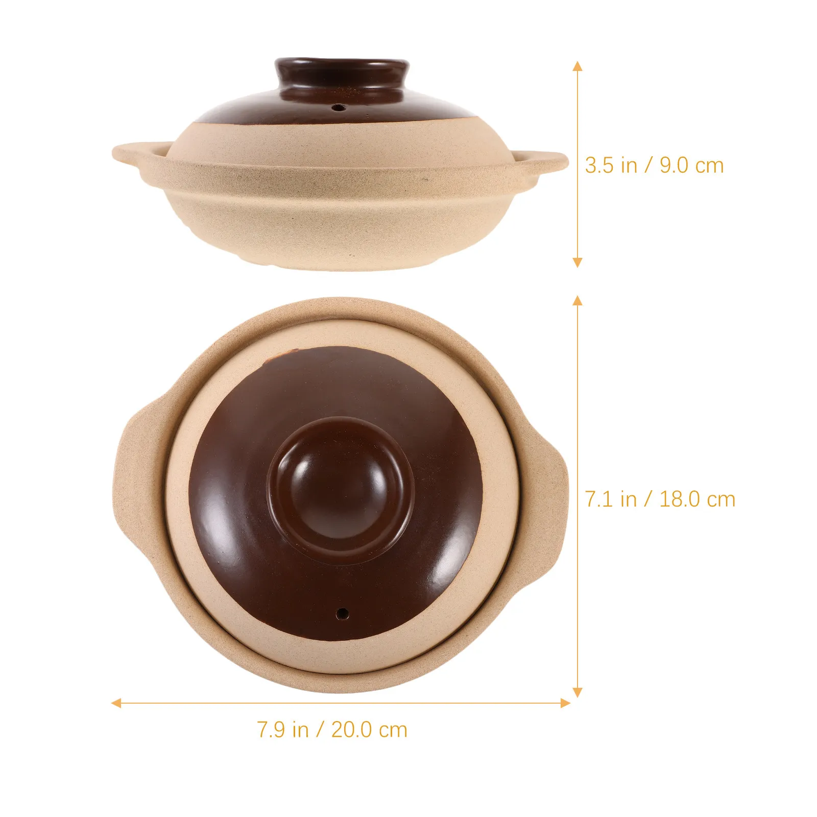 1Pcs Delicate Ceramic Casserole with Lid Stew Pot for Home Stove Cooking Non Sticky Fast Heat Conduction Ceramic Cookware