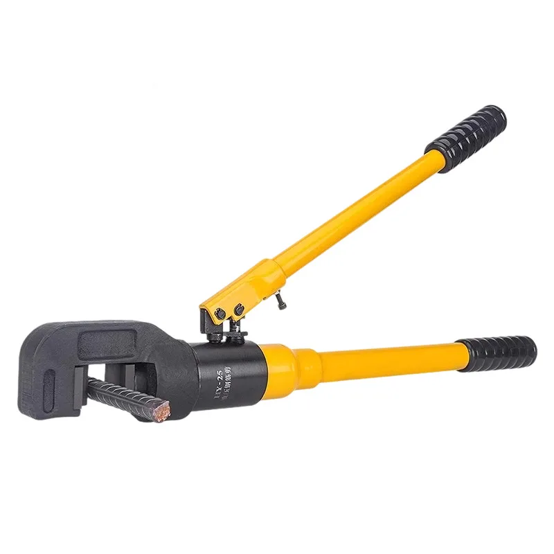 HY-25 Hydraulic Rebar Cutter for 10T Steel Cutting Machine for φ4-25mm Rebar Cutting Tool for Construction Equipment for