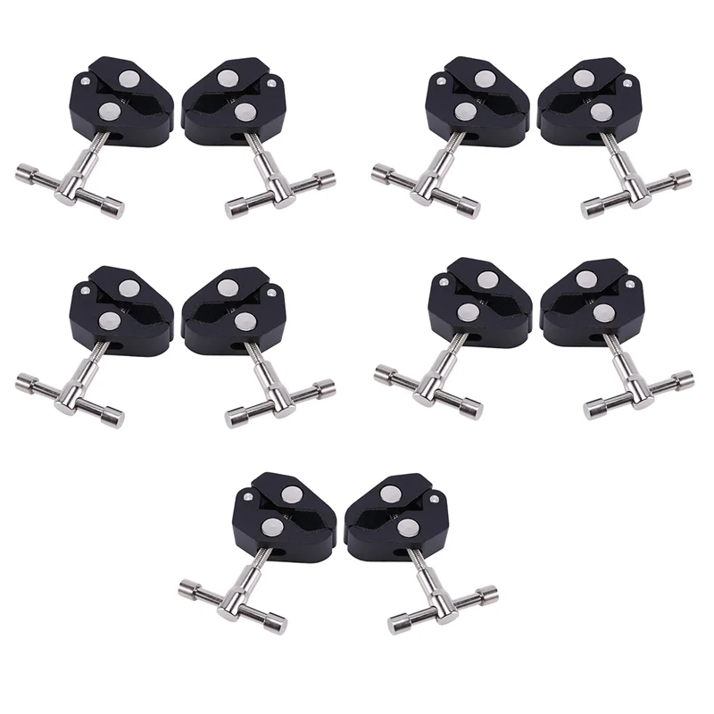 

CJSD-10 Pack Super Clamp Crab Clamp Photography With / 1/4 And 3/8 Inch Thread Rod Clamp Pliers Clip For DSLR Rig Cameras